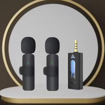 GUGGU K35 Wireless Microphone With Collar mic for Vlogging, Recording & InterviewZ413 Microphone