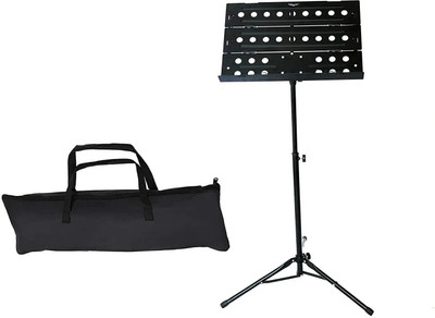 Softline Pro SP22-A Music Notation Stand Foldable Height Adjustable Stand with Carry Bag Music Sheet Book Stand(Black)