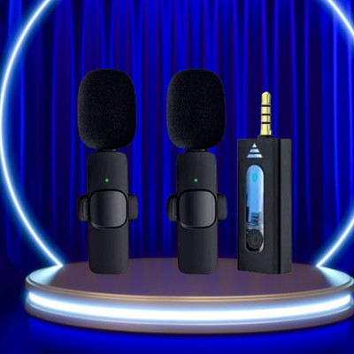 GUGGU K35 Wireless Microphone With Collar mic for Vlogging, Recording & InterviewZ72 Microphone