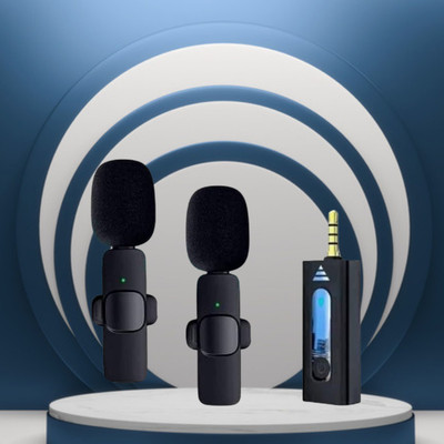 GUGGU K35 Wireless Microphone With Collar mic for Vlogging, Recording & InterviewZ285 Microphone