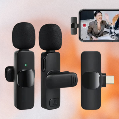 MAFAI K9 Wireless Mic - Smart Connectivity for Easy Use WIRELESS MIC(Black)