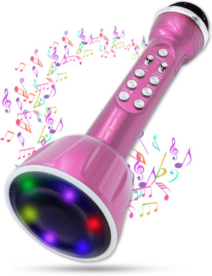 Make Ur Wish Karaoke Singing Wireless Bluetooth Mic Connection Player Recording+FM Radio+USB Microphone