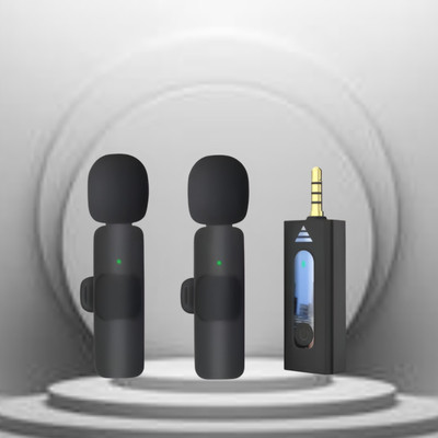 GUGGU K35 Wireless Microphone With Collar mic for Vlogging, Recording & InterviewZ357 Microphone
