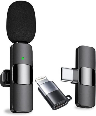 NTecEnterprises K8 Wireless Microphone Wireless Microphone(Black)