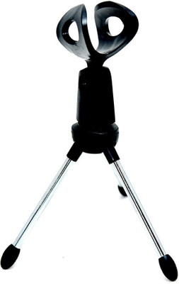 Softline Pro SP33 Table Top Tripod Microphone Stand Table Microphone Clip Holder Stand Mic Microphone Holder(Black)