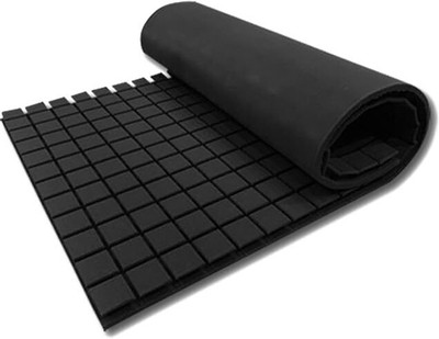 Urban Infotech 6x3 Sheet Turbo Soundproofing Acoustic Foam Panels ,Noise Reducer (Black) Sheet(Black)