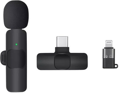 MOBONE K8 Microphone for Type C Mobiles and Youtube Wireless Microphone