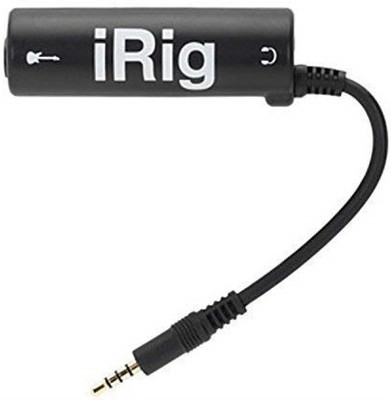 ketostics IRIG Audio Interface AMP iRig for iPod Touch, iPhone, and iPad Microphone(Black)
