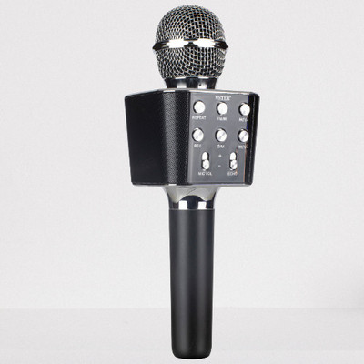 Acesquare Wireless Mike Bluetooth Mic With Recording | USB | FM Ideal For Parties Speakers Microphone