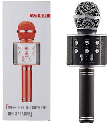 Qaz Ws 858 Wireless Mic Advance Handheld Wireless Singing Microphone