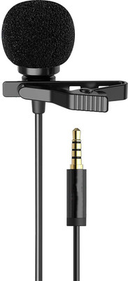 Urban Infotech 3.5 mm Mini Lavalier Microphone with Background Noise Free Collar Mic Microphone