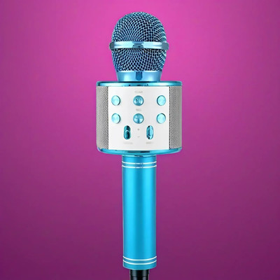 Stybits X121 Wireless Karaoke WS 858 Recording Condenser Handhel Microphone