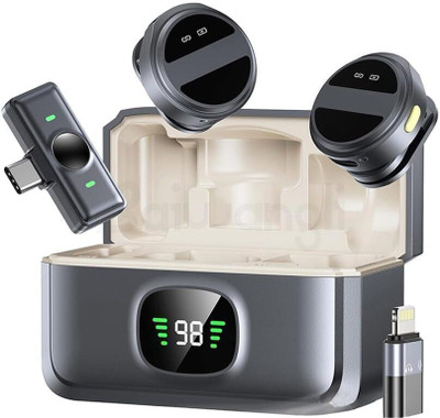 UNIGEN UniMic Pro X120 Wireless Lavalier Mic for iPhone & Android with Receiver Microphone