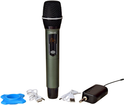 KH UHF Wireless Microphone System with Handheld Transmitter Receiver Microphone