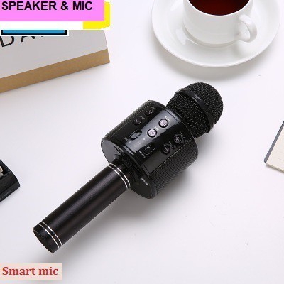 jorugo S1293 PLUS WS858_Wireless Karaoke Mic For Singing and Blogging(pack of 1) Microphone