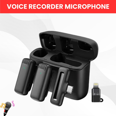 Clairbell J13 Wireless Microphone, Noise Reduction Mic with Charging Case for VloggingH295 Microphone