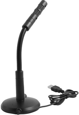 RHONNIUM Computer Mini Condenser Microphone USB Stand Recording Mic Microphone