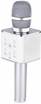 VRJTEC Q7 Advance Handheld Wireless Singing Mike Multi-function Bluetooth Karaoke Mic with Microphone Speaker For All Smart Phones Microphone