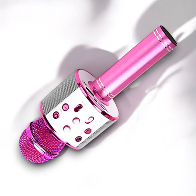Shamsa X588 Wireless Singing Ws-858 Mike Multi-function Bluetooth Karaoke Mic Microphone