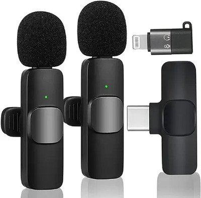 Khatusha Z338 K9 Plug and Play Collar Mic Premium Quality Voice Recording Lapel Mic Microphone
