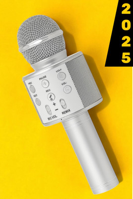 Shamsa X279 Karaoke Mic with Built-in Bluetooth Speaker – Portable & Rechargeable Microphone