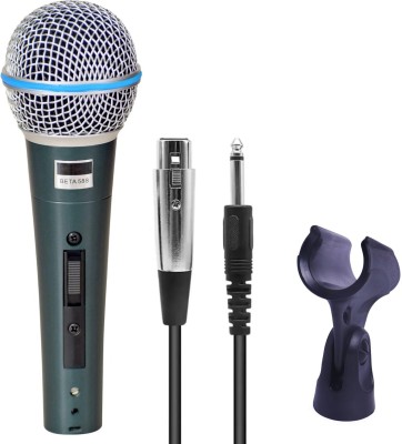 AMG Music Professional Dynamic Vocal Microphone Beta 58S with Cable For Stage and Studio Microphone