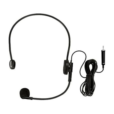 Ahuja HBM-60CC OVER THE HEAD Microphone WITH 3.5 mm jack Indoor PA System (120 W) Microphone