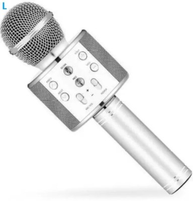 Sagaft A643 WS858 Karaoke Mic, Inbuilt Bluetooth Speaker, Recorder For Smart Phones Microphone