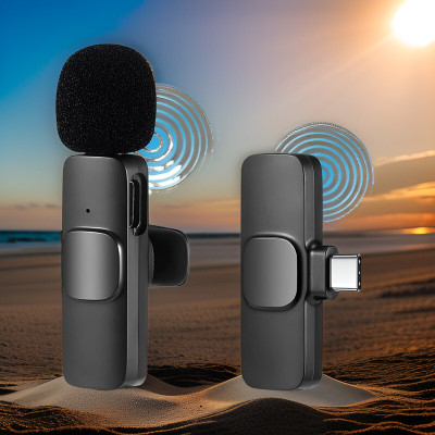 YAROH A08_K8 Wireless Mic & Charging Case: Perfect for YouTube Microphone