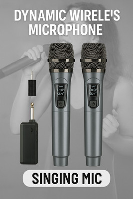 WRADER Ultra High Frequency Handheld Wireless Microphones for Public Speaking Singing Microphone