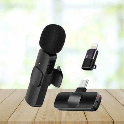 Clairbell K8 Wireless Microphone Receiver With Recording Clip Mic for Vlogging/YouTubeA415 K8 Wireless Microphone Receiver With Recording Clip Mic for Vlogging/YouTubeA415(Black) Clairbell K8 Wireless Microphone Receiver With Recording Clip Mic for Vlogging/YouTubeA415 K8 Wireless Microphone Receiver With Recording Clip Mic for Vlogging/YouTubeA415(Black)