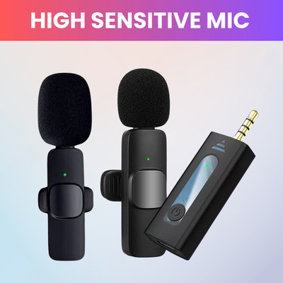 FRONY K35 (Wireless Microphone)Bluetooth Collar Micfor YouTub/Live Stream/VloggingB245 Microphone
