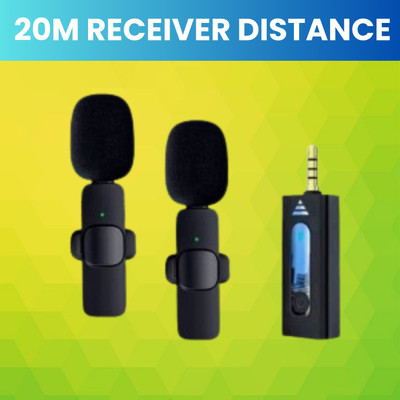 GUGGU K35 (Wireless Microphone)Bluetooth Collar Micfor YouTub/Live Stream/VloggingO4 Microphone