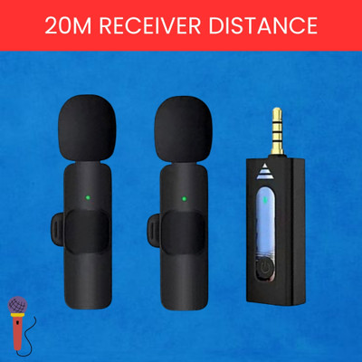 Clairbell K35 Wireless Mic With Collar Microphone forYoutube/Voice Recording/InterviewV368 Microphone