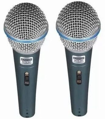 KH Vocal Microphone Beta 58A - Single Element Supercardioid Dynamic Mic (Pack Of 2) Microphone