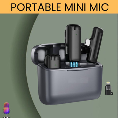 GUGGU J13 Wireless Microphone With Dual Channel Mic for Vlogging/YouTube/StreamingT274 Microphone