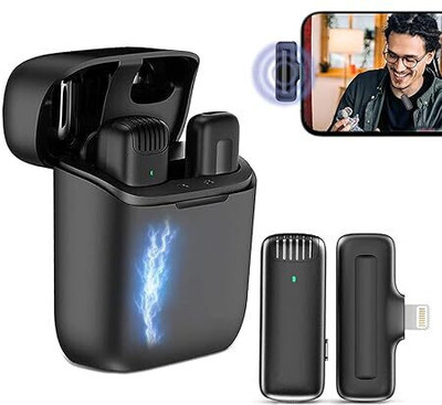Urban Infotech J11 Wireless Microphone for 2.4GHz Plug-Play 3 Level sound Reduction for phone Microphone