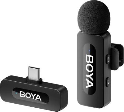 BOYA BY-V10 2.4 ghz Omnidirectional Wireless System with a Transmitter Microphone Microphone