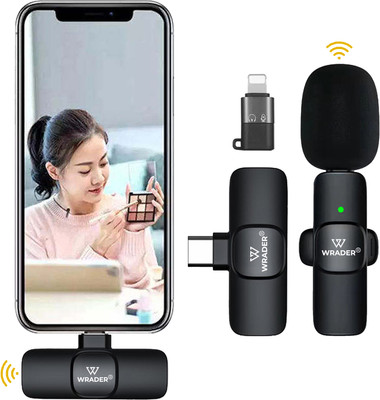MOOZMOB Professional Wireless Collar Mic for Video Recording Youtube Live and Vlogs Microphone