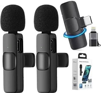 Gentle e kart K9 Dual Wireless Microphone Plug and Play No Need App Microphone