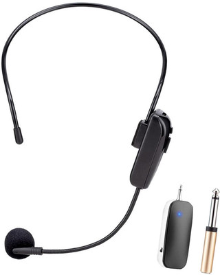 DRUMSTONE Wireless Microphone 2-in-1 Headset & Handheld – UHF, 165ft Range, Versatile Microphone