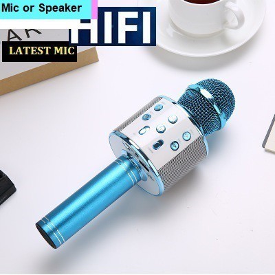 jorugo S2834 PRO WS858_Bluetooth Karaoke Mic with in built speaker(pack of 1) Microphone