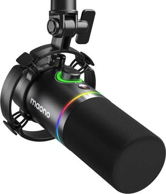 MAONO PD200X XLR/USB Podcast Microphone, PC Dynamic Microphone for Recording Microphone