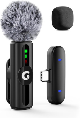 Grenaro Wireless Mic, Cancellation Mic for YouTube, Vlogging, Recording For Type-C Microphone