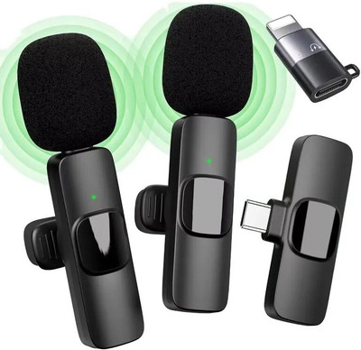 Gentle e kart K9 Mini Clip Lavalier Wireless Microphone Lapel Mic with Receiver Microphone Microphone