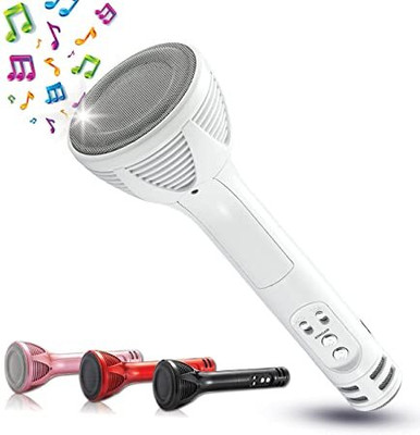 kawna EWr 1698 Wireless Singing MultiFunction Bluetooth Karaoke Mic for All Mobile Microphone