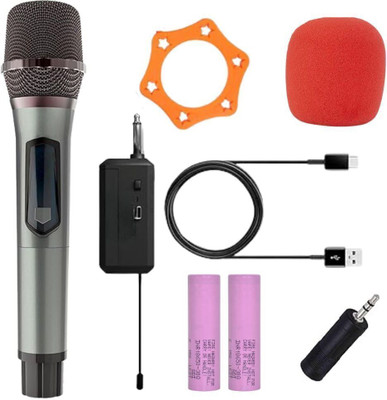 Urban Infotech UHF Wireless Microphone with Rechargeable Receiver and Mic System Microphone