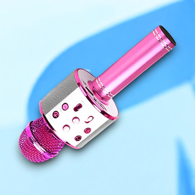 Shamsa X168 Wireless Singing Ws-858 Mike Multi-function Bluetooth Karaoke Mic Microphone