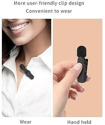 NICK JONES k8 Latest New IPhone And Type C Supported K8 Wireless collar Mic Microphone