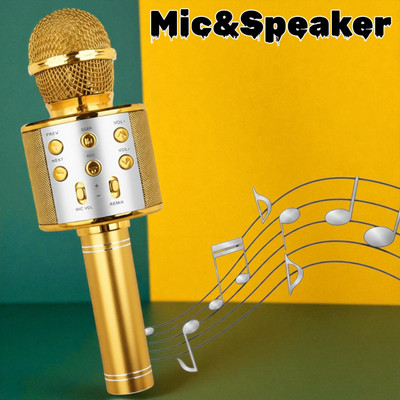 Sagaft X746 Rechargeable Bluetooth Karaoke Mic with Clear Sound Microphone
